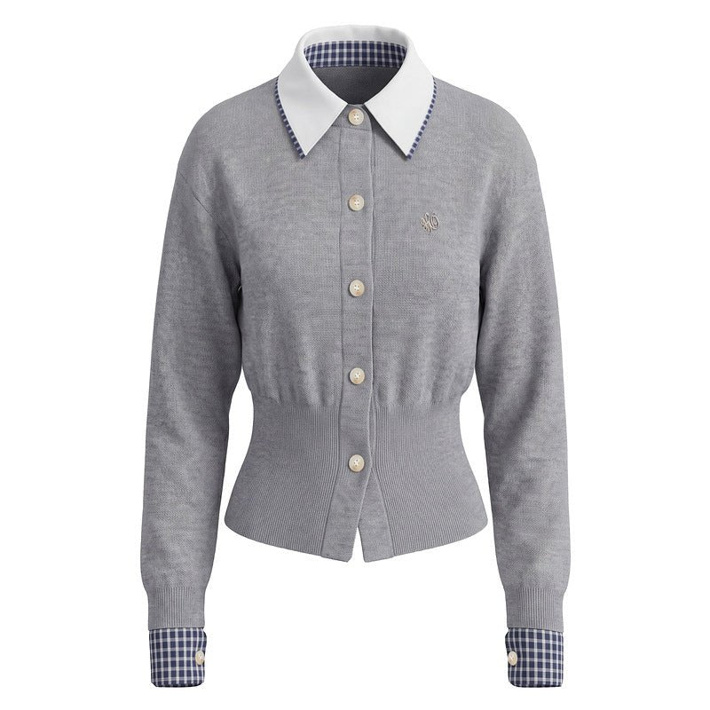 Fake two lapel knitted cardigans for women - F.MarketA59C8AC350B64EF08035B51C61DC3FA0eproloSFake two lapel knitted cardigans for womenFake two lapel knitted cardigans for women