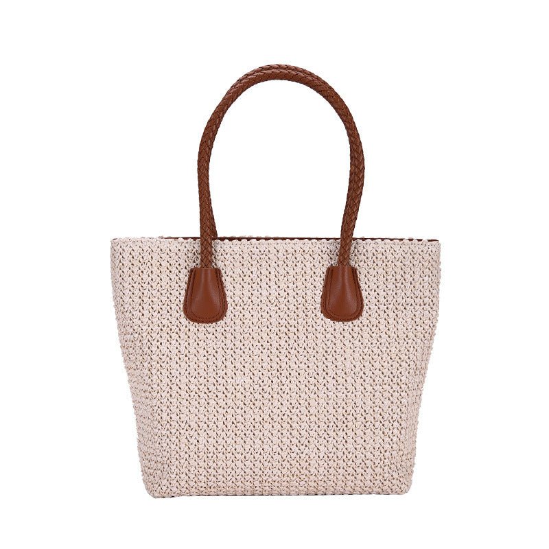 Fashion European and American Style Straw Woven Bag Shoulder Bag Simple Fashion Travel Beach Basket Crossbody Bag - F.Market3A1D6FD47430460AABB3DDFBB212B056eprolo36cm* 10cm*27cmFashion European and American Style Straw Woven Bag Shoulder Bag Simple Fashion Travel Beach Basket Crossbody BagFashion European and American Style Straw Woven Bag Shoulder Bag Simple Fashion Travel Beach Basket Crossbody Bag