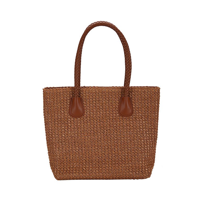 Fashion European and American Style Straw Woven Bag Shoulder Bag Simple Fashion Travel Beach Basket Crossbody Bag - F.MarketA754F5ADB4F54B54A765F7EF5B620B81eprolo36cm* 10cm*27cmFashion European and American Style Straw Woven Bag Shoulder Bag Simple Fashion Travel Beach Basket Crossbody BagFashion European and American Style Straw Woven Bag Shoulder Bag Simple Fashion Travel Beach Basket Crossbody Bag
