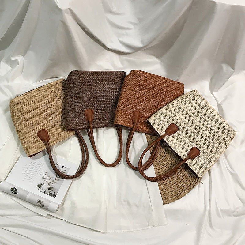 Fashion European and American Style Straw Woven Bag Shoulder Bag Simple Fashion Travel Beach Basket Crossbody Bag - F.Market3AF01FB347A14DA2B3F0654BB5FBF105eprolo36cm* 10cm*27cmFashion European and American Style Straw Woven Bag Shoulder Bag Simple Fashion Travel Beach Basket Crossbody BagFashion European and American Style Straw Woven Bag Shoulder Bag Simple Fashion Travel Beach Basket Crossbody Bag
