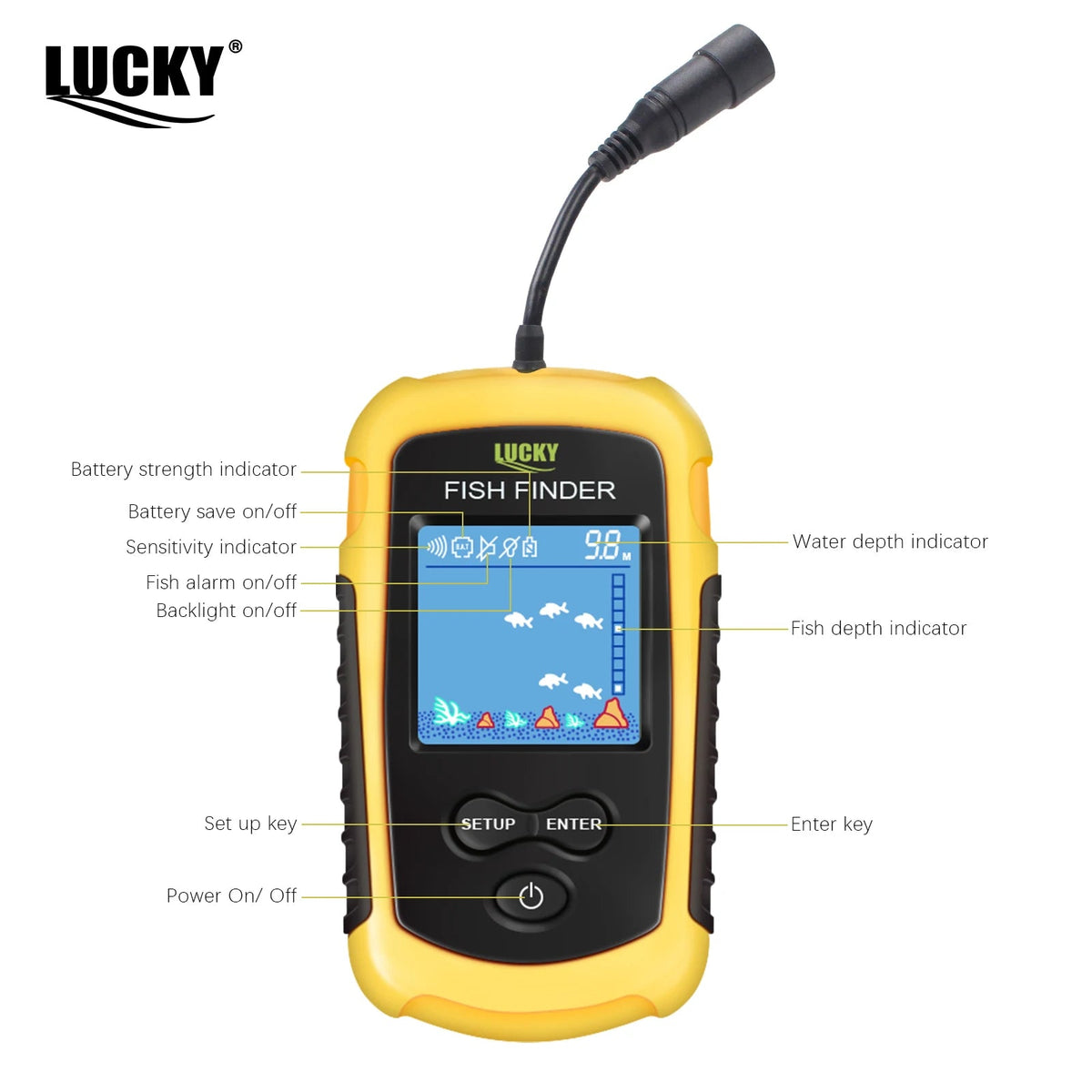 FFC1108-1 Alarm 100M Portable Sonar Fish Finders 45 Degrees Sonar Coverage Echo Sounder Alarm Transducer Lake Sea Fishing - F.Market200007763:201336100F.MarketFFC1108-1 Alarm 100M Portable Sonar Fish Finders 45 Degrees Sonar Coverage Echo Sounder Alarm Transducer Lake Sea FishingFFC1108-1 Alarm 100M Portable Sonar Fish Finders 45 Degrees Sonar Coverage Echo Sounder Alarm Transducer Lake Sea Fishing