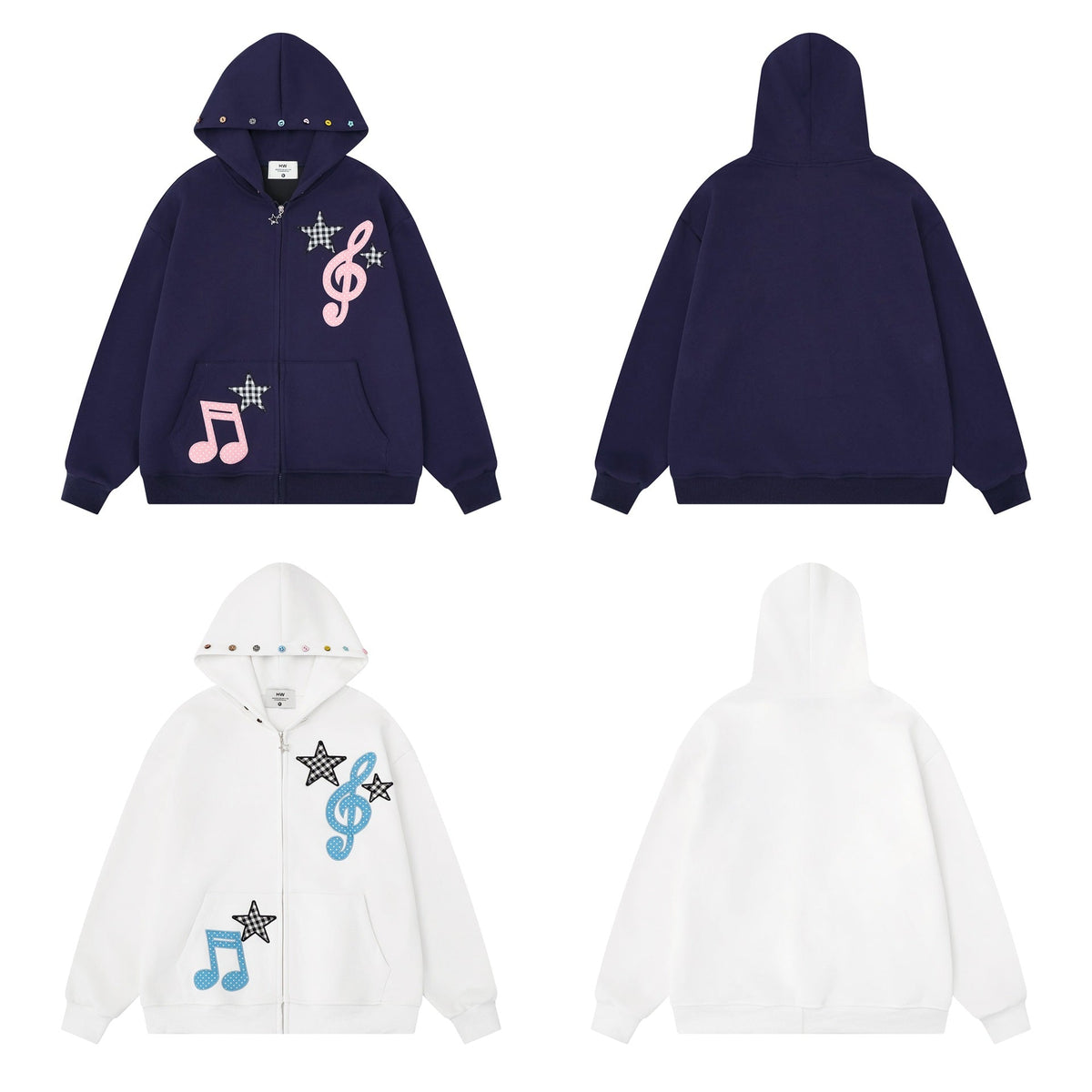 Five pointed star design hoodie with musical notes - F.Market86D98B4B33944684A2F8C9C581DF6E89eproloSFive pointed star design hoodie with musical notesFive pointed star design hoodie with musical notes
