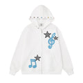 Five pointed star design hoodie with musical notes - F.Market86D98B4B33944684A2F8C9C581DF6E89eproloSFive pointed star design hoodie with musical notesFive pointed star design hoodie with musical notes