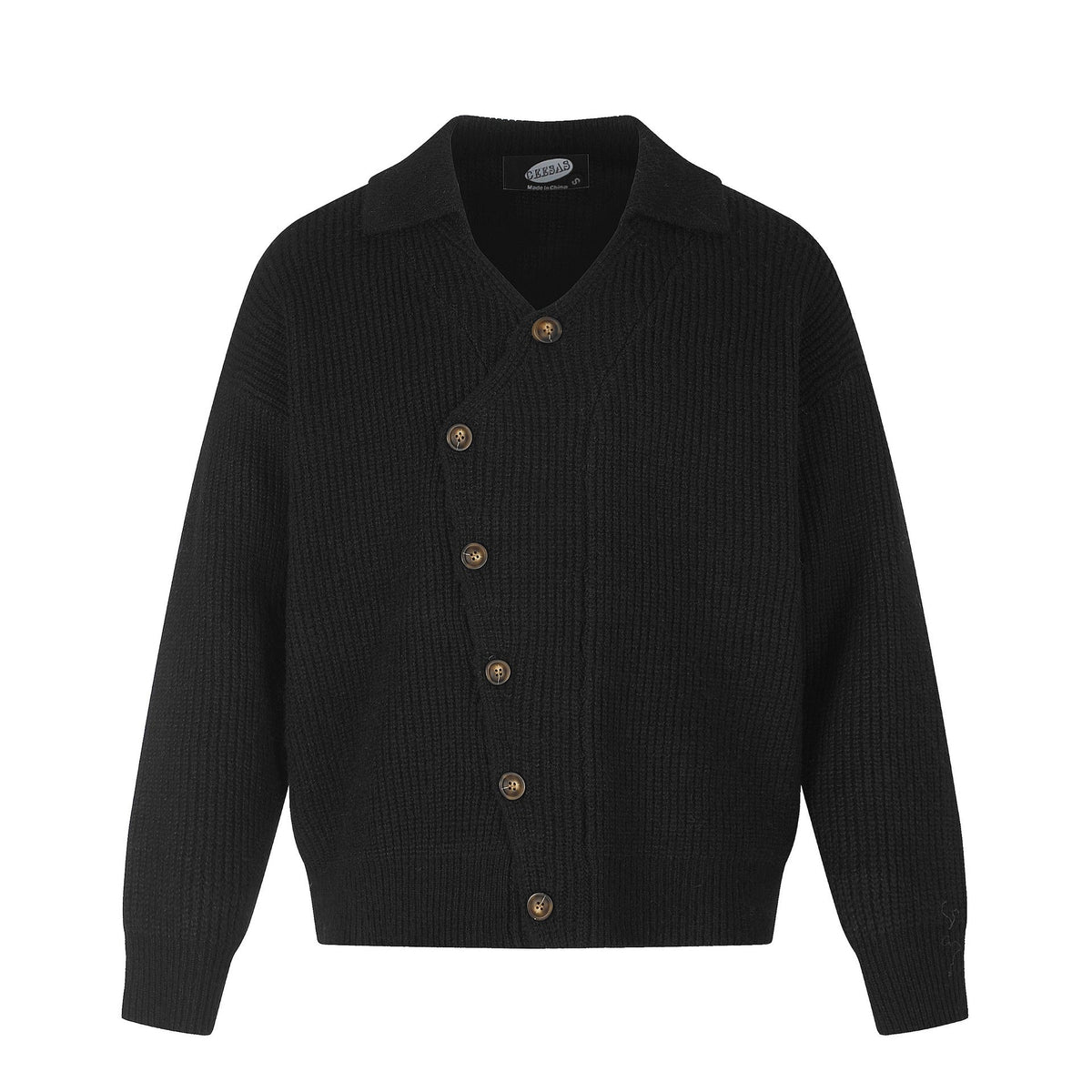 Flip collar slanted placket jacket - F.MarketE385EA00B77C452CB880A02D407971E5eproloMFlip collar slanted placket jacketFlip collar slanted placket jacket