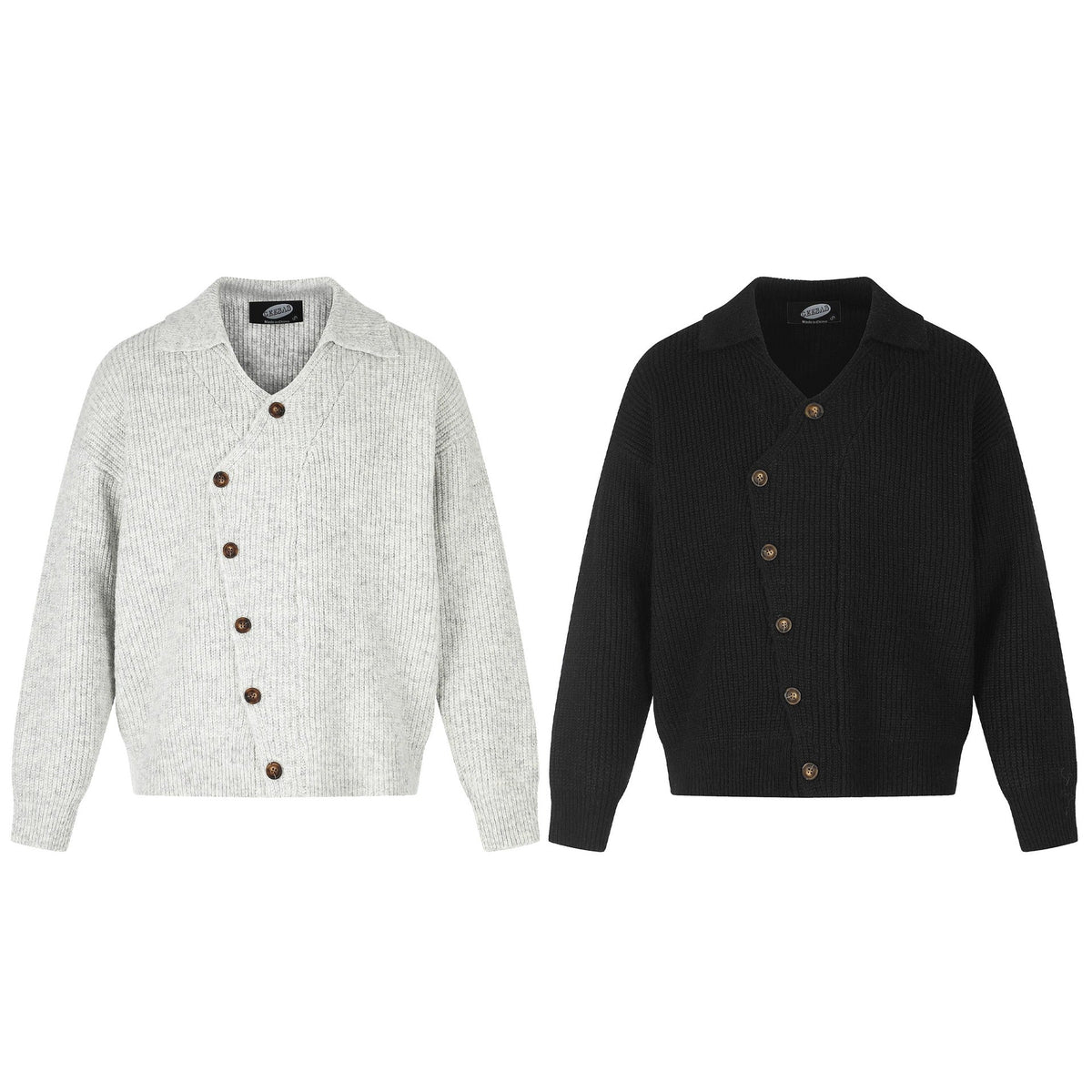 Flip collar slanted placket jacket - F.MarketE385EA00B77C452CB880A02D407971E5eproloMFlip collar slanted placket jacketFlip collar slanted placket jacket