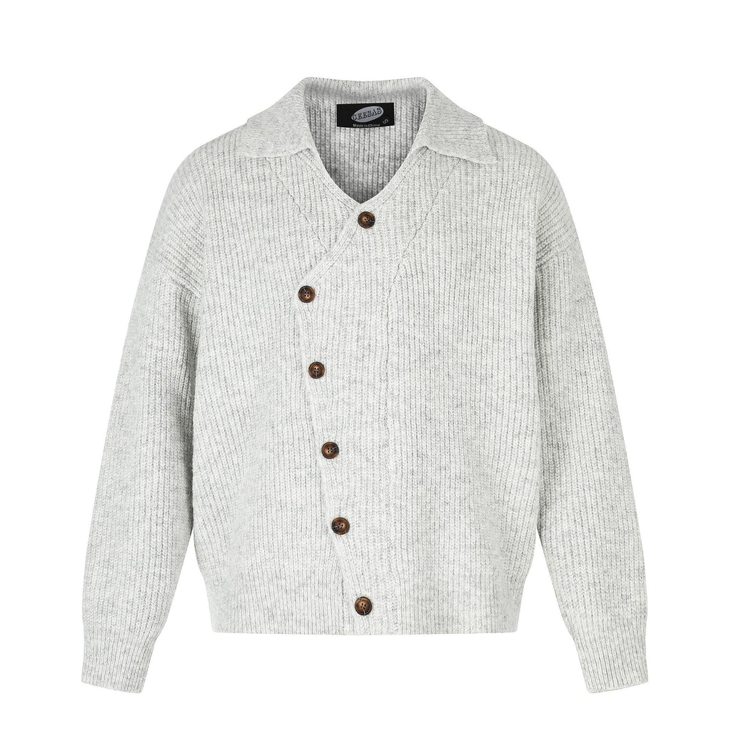 Flip collar slanted placket jacket - F.MarketE385EA00B77C452CB880A02D407971E5eproloMFlip collar slanted placket jacketFlip collar slanted placket jacket