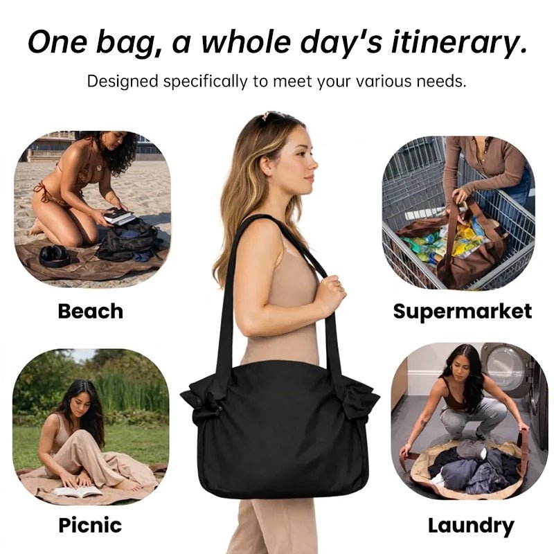Foldable Travel Duffel Bag + Picnic Blanket - Large Capacity Waterproof Tote for Weekend, Gym & Beach Trips - F.Market0DC6ADB7AF414FB98F3B19506B2782D4eproloFoldable Travel Duffel Bag + Picnic Blanket - Large Capacity Waterproof Tote for Weekend, Gym & Beach TripsFoldable Travel Duffel Bag + Picnic Blanket - Large Capacity Waterproof Tote for Weekend, Gym & Beach Trips
