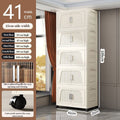 Folding Storage Cabinet with Wheels, 3/4 Tier Stackable Wardrobe Closet Organizer - F.MarketFC65FE8F1DC44DC3B0E668F4559AA2C4eprolo3Folding Storage Cabinet with Wheels, 3/4 Tier Stackable Wardrobe Closet OrganizerFolding Storage Cabinet with Wheels, 3/4 Tier Stackable Wardrobe Closet Organizer