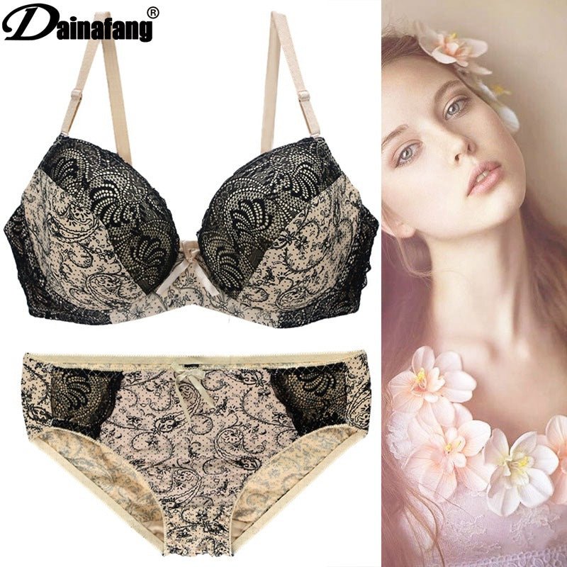 Foreign Trade Large Size Bra Set Printed Lace Intimates Set Dunhuang Amazon Popular Cross-Border Intimates Bra - F.MarketBeige / 75BF.Market75BForeign Trade Large Size Bra Set Printed Lace Intimates Set Dunhuang Amazon Popular Cross-Border Intimates BraForeign Trade Large Size Bra Set Printed Lace Intimates Set Dunhuang Amazon Popular Cross-Border Intimates Bra