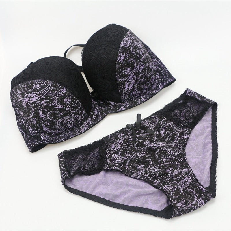 Foreign Trade Large Size Bra Set Printed Lace Intimates Set Dunhuang Amazon Popular Cross-Border Intimates Bra - F.MarketBeige / 75BF.Market75BForeign Trade Large Size Bra Set Printed Lace Intimates Set Dunhuang Amazon Popular Cross-Border Intimates BraForeign Trade Large Size Bra Set Printed Lace Intimates Set Dunhuang Amazon Popular Cross-Border Intimates Bra