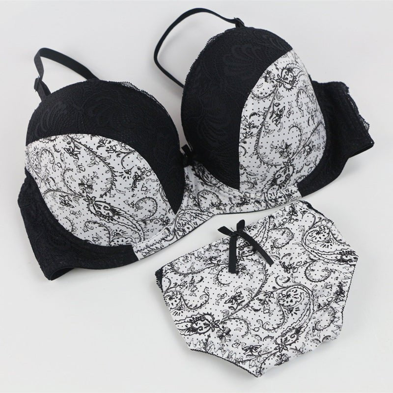 Foreign Trade Large Size Bra Set Printed Lace Intimates Set Dunhuang Amazon Popular Cross-Border Intimates Bra - F.MarketBeige / 75BF.Market75BForeign Trade Large Size Bra Set Printed Lace Intimates Set Dunhuang Amazon Popular Cross-Border Intimates BraForeign Trade Large Size Bra Set Printed Lace Intimates Set Dunhuang Amazon Popular Cross-Border Intimates Bra