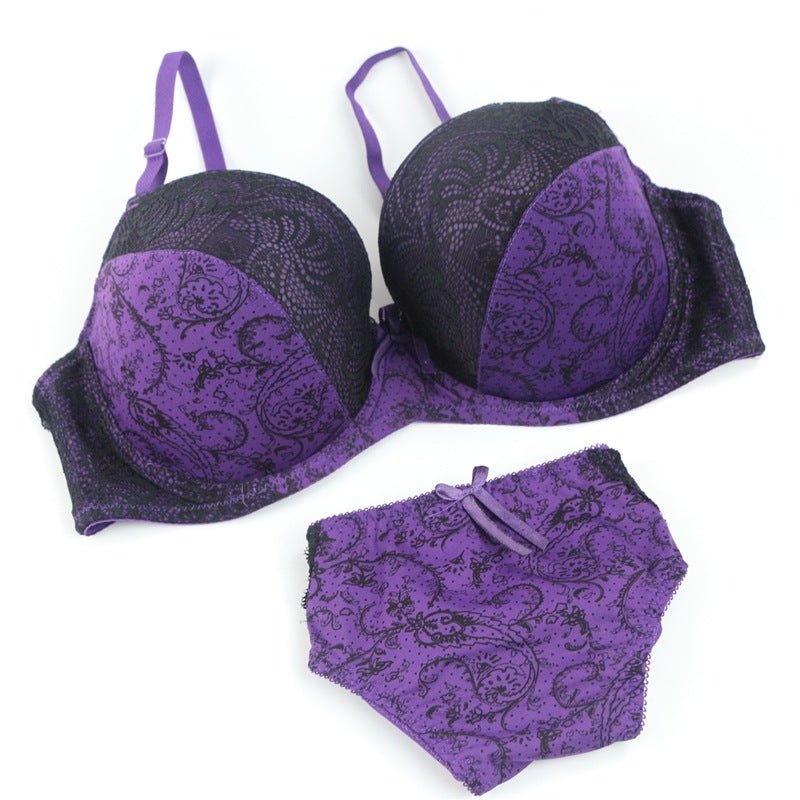 Foreign Trade Large Size Bra Set Printed Lace Intimates Set Dunhuang Amazon Popular Cross-Border Intimates Bra - F.MarketBeige / 75BF.Market75BForeign Trade Large Size Bra Set Printed Lace Intimates Set Dunhuang Amazon Popular Cross-Border Intimates BraForeign Trade Large Size Bra Set Printed Lace Intimates Set Dunhuang Amazon Popular Cross-Border Intimates Bra
