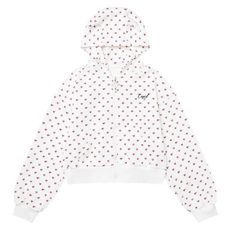 Full printed small red heart short hooded sweatshirt jacket - F.Market90FDD9C93C04423984586E6E38600934eproloSFull printed small red heart short hooded sweatshirt jacketFull printed small red heart short hooded sweatshirt jacket