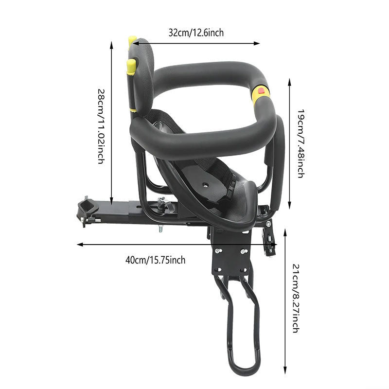 Heavy Duty Front Bicycle Child Seat - Supports 35kg - Adjustable Kids Bike Seat with 3-Point Safety Belt & Non-Slip Pedals - F.MarketBDF03A6543E5484BA659B115DC04AE11eproloHeavy Duty Front Bicycle Child Seat - Supports 35kg - Adjustable Kids Bike Seat with 3-Point Safety Belt & Non-Slip PedalsHeavy Duty Front Bicycle Child Seat - Supports 35kg - Adjustable Kids Bike Seat with 3-Point Safety Belt & Non-Slip Pedals