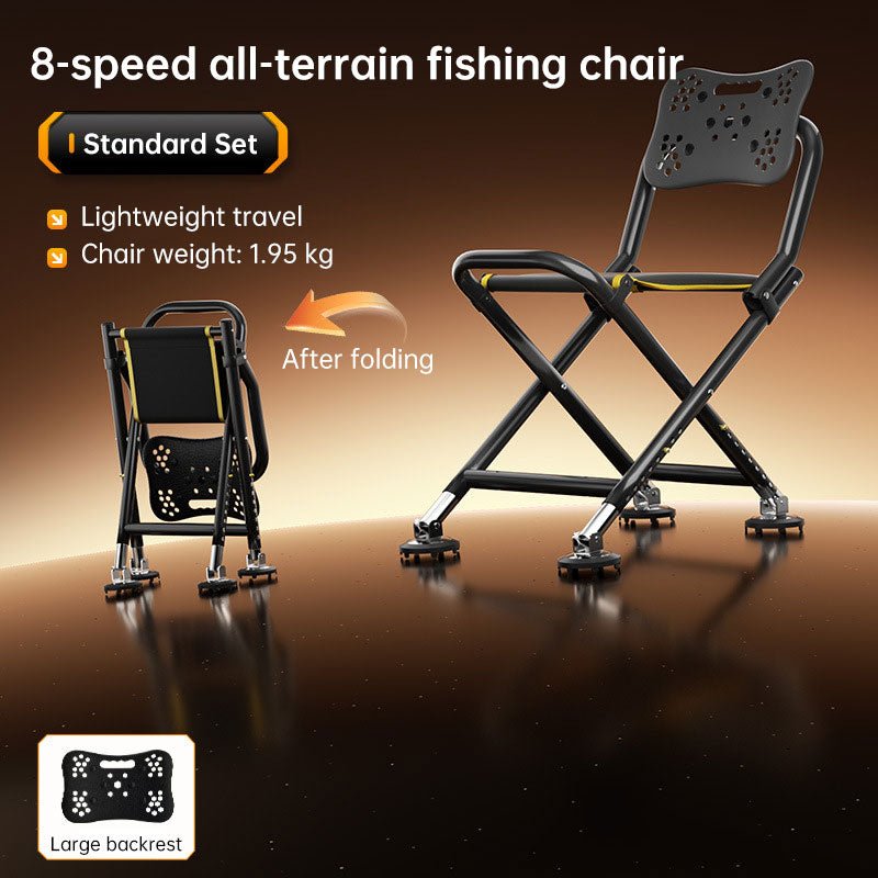 High Back Folding Fishing Chair, Adjustable Legs, Swivel Anti-Slip Feet, Portable Camping Stool for Outdoor, Hiking, Beach - F.Market6AC618A54E8348CFADF254B4DE45274AeproloHigh Back Folding Fishing Chair, Adjustable Legs, Swivel Anti-Slip Feet, Portable Camping Stool for Outdoor, Hiking, BeachHigh Back Folding Fishing Chair, Adjustable Legs, Swivel Anti-Slip Feet, Portable Camping Stool for Outdoor, Hiking, Beach