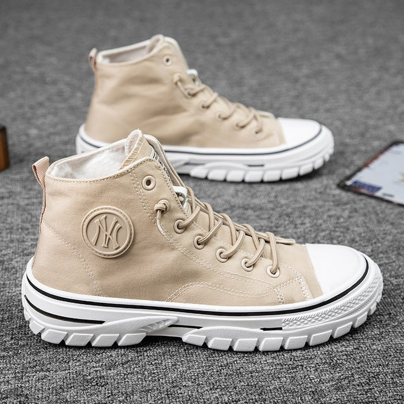 High top canvas shoes Korean style trendy sports and leisure shoes fashionable trendy shoes student board shoes - F.Market305C4A9F44BB453F9A61448E793869F9eprolo39High top canvas shoes Korean style trendy sports and leisure shoes fashionable trendy shoes student board shoesHigh top canvas shoes Korean style trendy sports and leisure shoes fashionable trendy shoes student board shoes