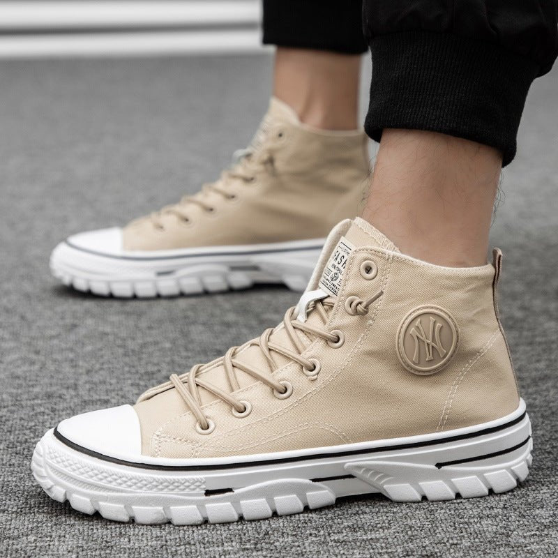 High top canvas shoes Korean style trendy sports and leisure shoes fashionable trendy shoes student board shoes - F.MarketD2F8C8B26F1C4293B8719CE4908A2D6Eeprolo39High top canvas shoes Korean style trendy sports and leisure shoes fashionable trendy shoes student board shoesHigh top canvas shoes Korean style trendy sports and leisure shoes fashionable trendy shoes student board shoes