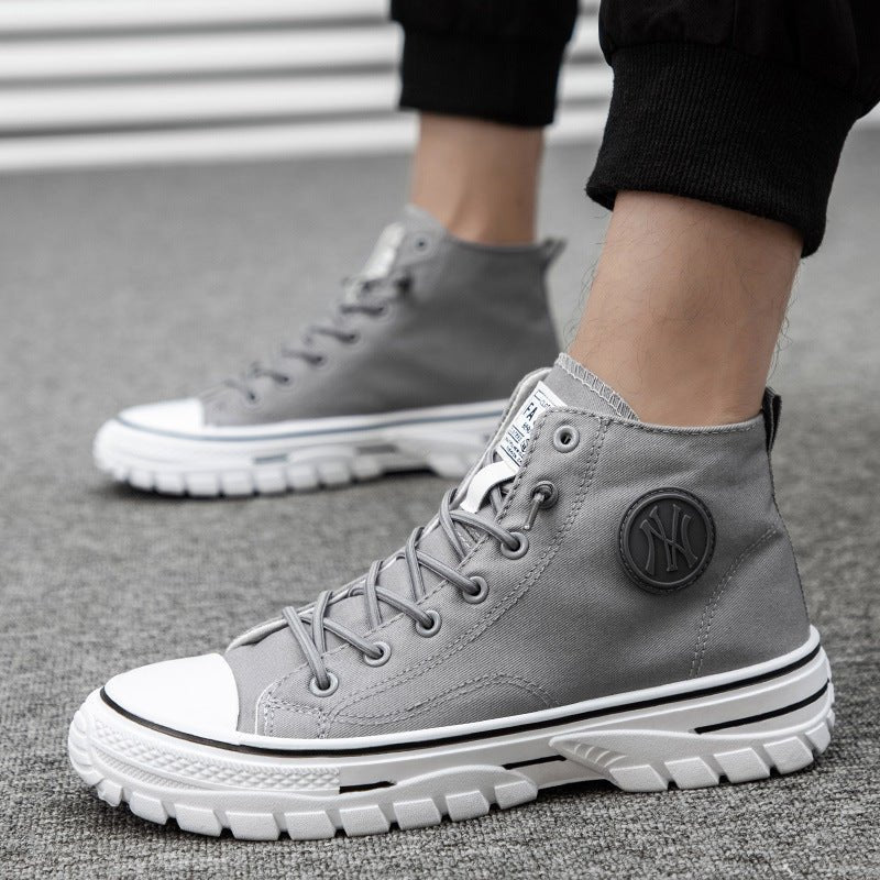 High top canvas shoes Korean style trendy sports and leisure shoes fashionable trendy shoes student board shoes - F.MarketD2F8C8B26F1C4293B8719CE4908A2D6Eeprolo39High top canvas shoes Korean style trendy sports and leisure shoes fashionable trendy shoes student board shoesHigh top canvas shoes Korean style trendy sports and leisure shoes fashionable trendy shoes student board shoes