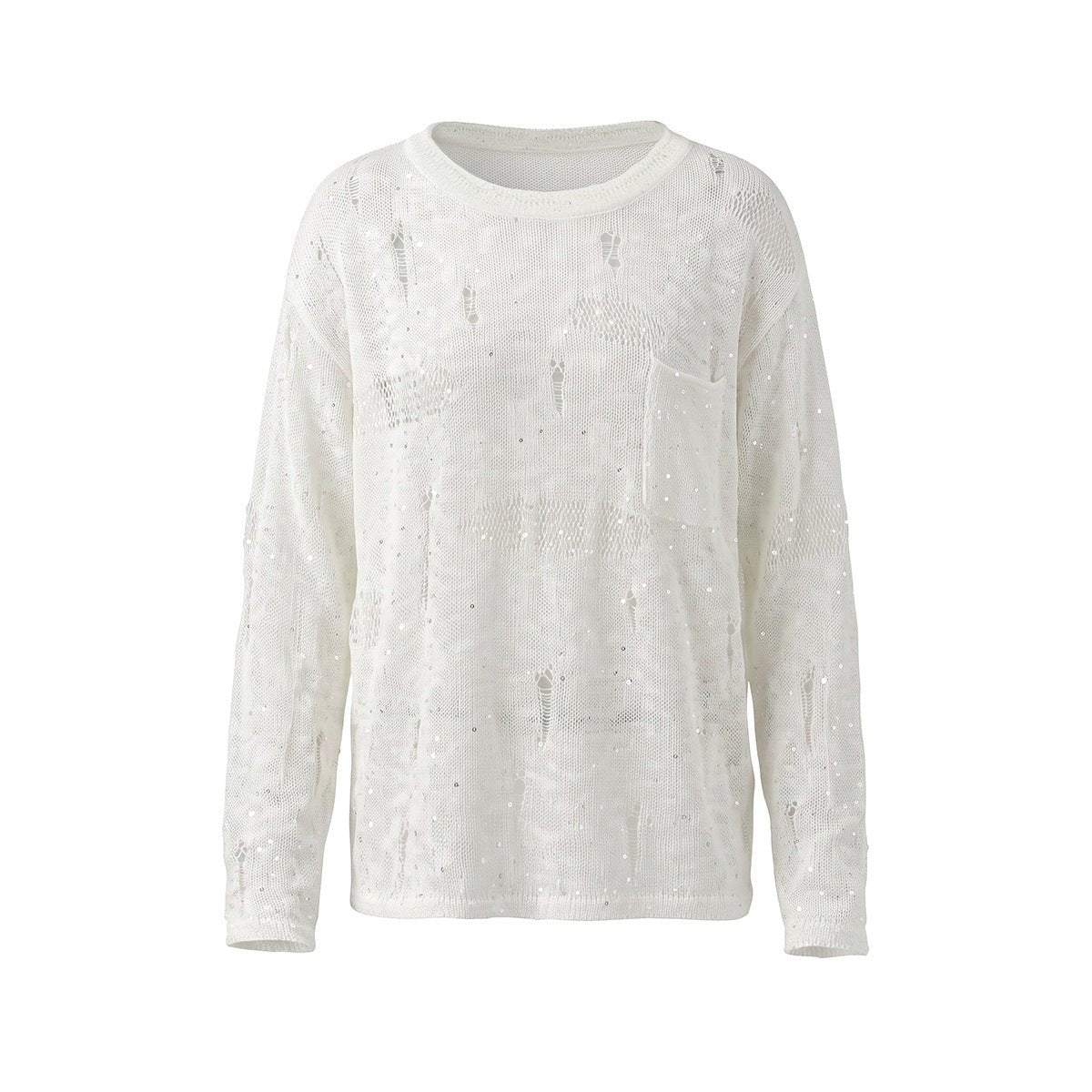Hollow hole knitted long sleeved sweater - F.Market2029B5CC3948420F8019E1498D2164DFeproloSHollow hole knitted long sleeved sweaterHollow hole knitted long sleeved sweater