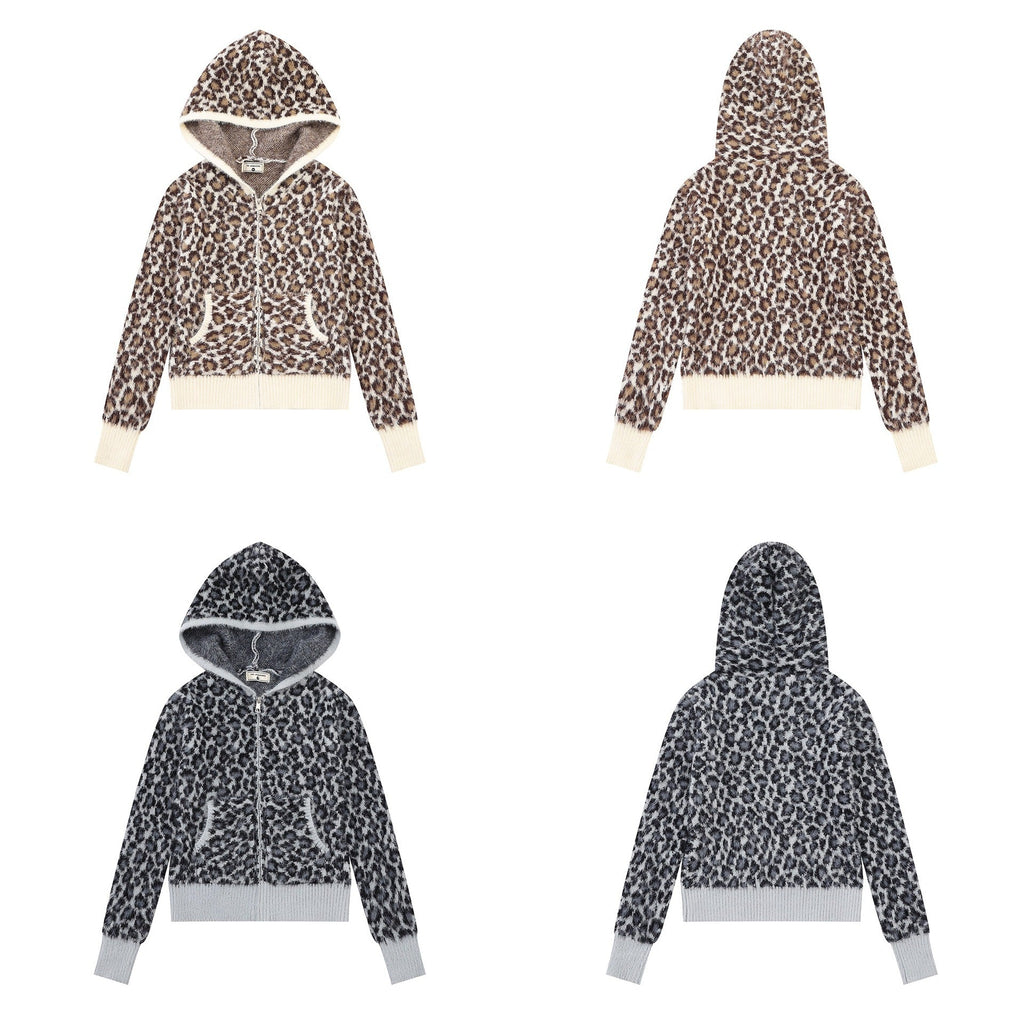 Hooded zipper leopard print sweater - F.Market9BB3F3DCE67E4AB092B7472A3E5B8CDAeproloSHooded zipper leopard print sweaterHooded zipper leopard print sweater