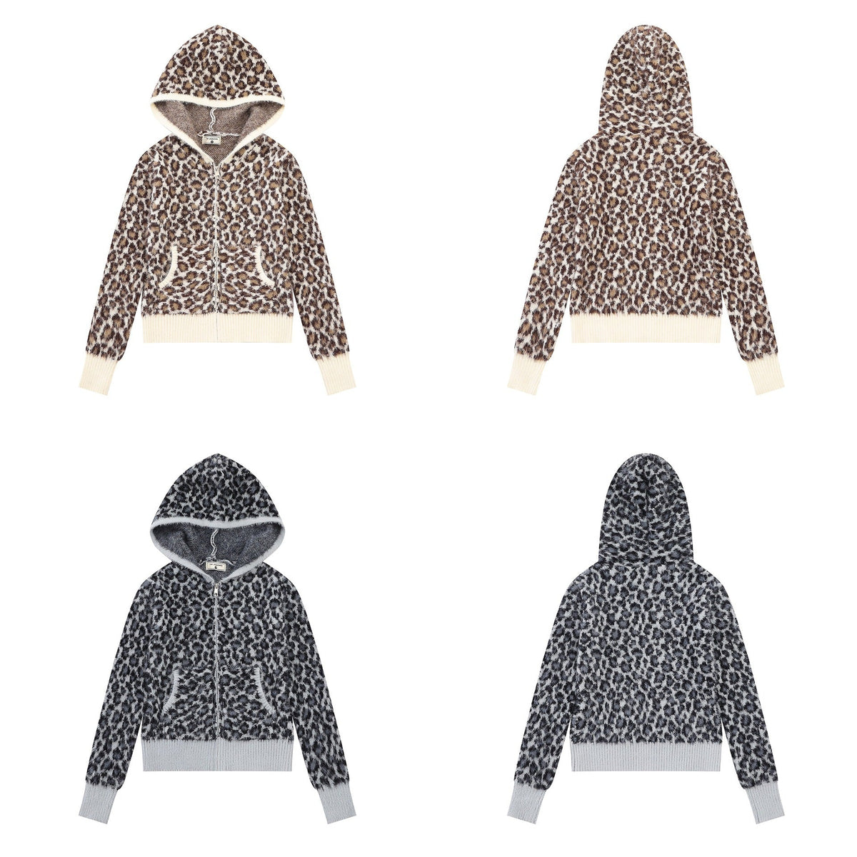 Hooded zipper leopard print sweater - F.Market9BB3F3DCE67E4AB092B7472A3E5B8CDAeproloSHooded zipper leopard print sweaterHooded zipper leopard print sweater