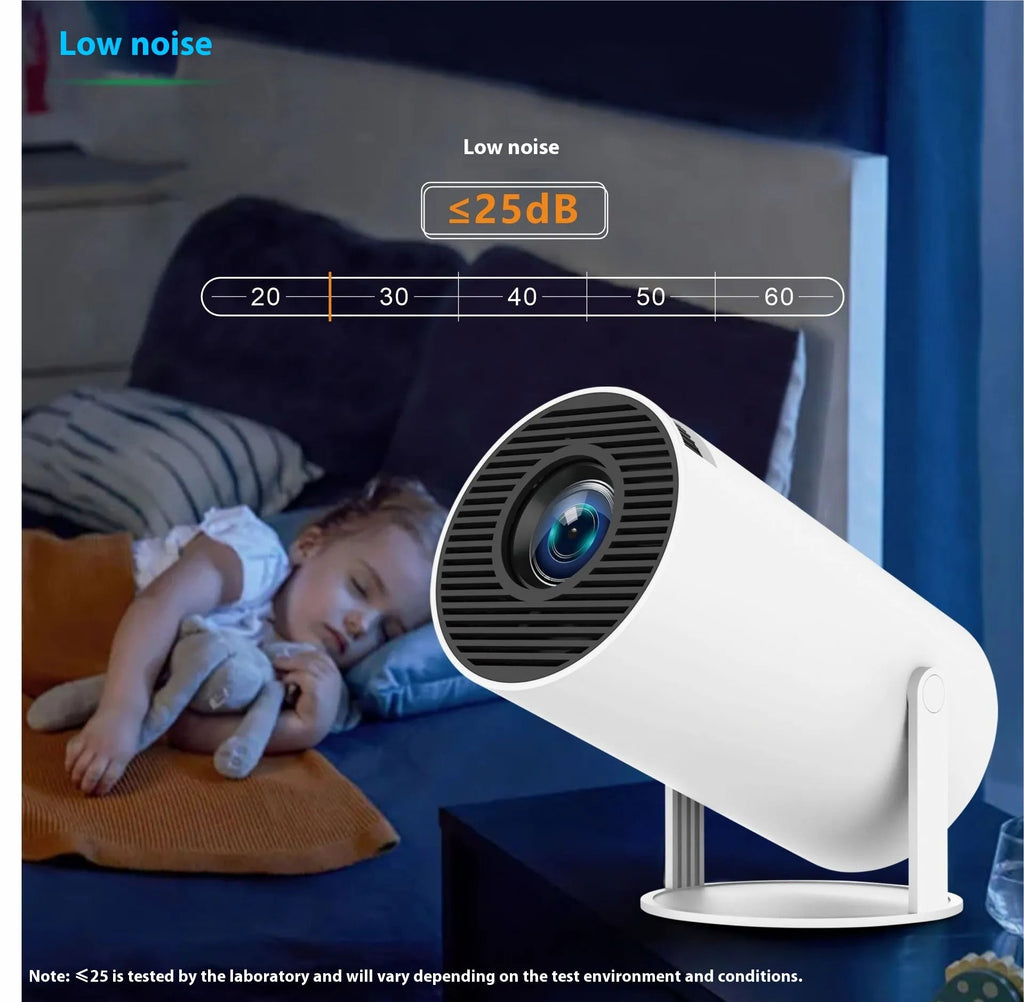 HY300 Pro Projector Home Theater Entertainment Portable Small Projector - F.MarketNMZPWLVBMF.Market(EU) PlugHY300 Pro Projector Home Theater Entertainment Portable Small ProjectorHY300 Pro Projector Home Theater Entertainment Portable Small Projector