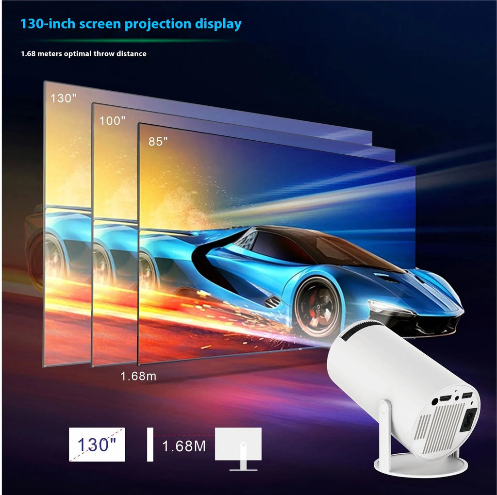 HY300 Pro Projector Home Theater Entertainment Portable Small Projector - F.Market5DASRXXUPF.Market(UK) PlugHY300 Pro Projector Home Theater Entertainment Portable Small ProjectorHY300 Pro Projector Home Theater Entertainment Portable Small Projector
