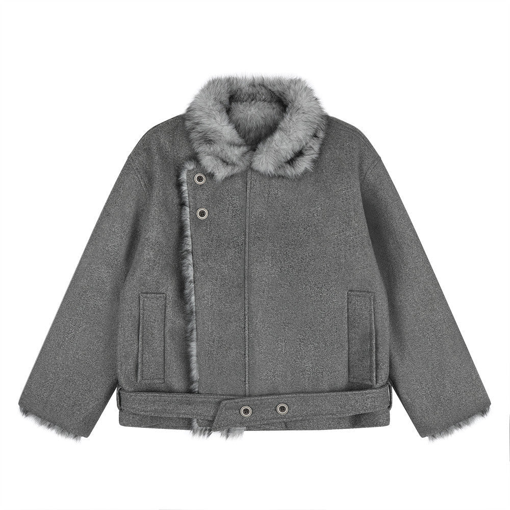 Imitation rabbit fur lapel fur jacket - F.Market27DDFE8F3E6B4974A3F8B63E09D53E8FeproloMImitation rabbit fur lapel fur jacketImitation rabbit fur lapel fur jacket