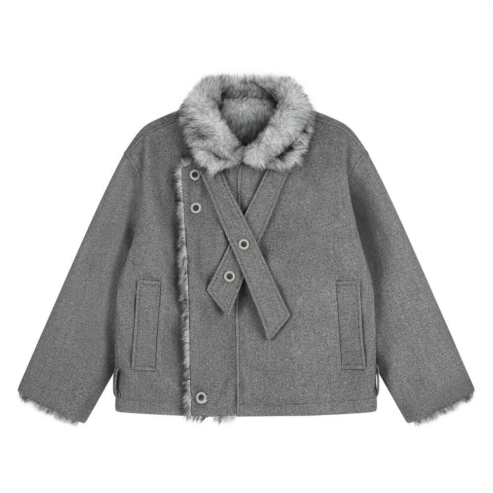 Imitation rabbit fur lapel fur jacket - F.Market27DDFE8F3E6B4974A3F8B63E09D53E8FeproloMImitation rabbit fur lapel fur jacketImitation rabbit fur lapel fur jacket