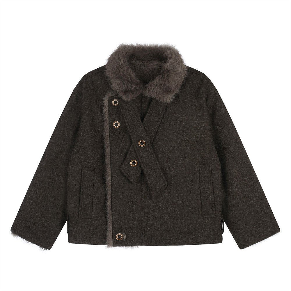 Imitation rabbit fur lapel fur jacket - F.Market27DDFE8F3E6B4974A3F8B63E09D53E8FeproloMImitation rabbit fur lapel fur jacketImitation rabbit fur lapel fur jacket