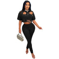 [in Stock] Y2683 European and American 2025 Spring/Summer Fashion Round Neck Distressed Pin Short T-Shirt Two-Piece Set - F.MarketBlack / SF.MarketS[in Stock] Y2683 European and American 2025 Spring/Summer Fashion Round Neck Distressed Pin Short T-Shirt Two-Piece Set[in Stock] Y2683 European and American 2025 Spring/Summer Fashion Round Neck Distressed Pin Short T-Shirt Two-Piece Set