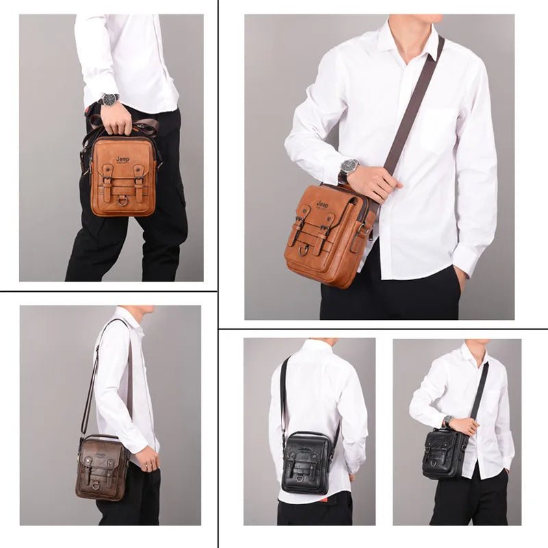JEEP BULUO Multi-function Business Handbags Men New Man's Shoulder Bag Large Capacity Leather Messenger Bag Crossbody Big Brand - F.Market14:1931901-BLACK;200007763:201336100F.MarketChina MainlandJEEP BULUO Multi-function Business Handbags Men New Man's Shoulder Bag Large Capacity Leather Messenger Bag Crossbody Big BrandJEEP BULUO Multi-function Business Handbags Men New Man's Shoulder Bag Large Capacity Leather Messenger Bag Crossbody Big Brand