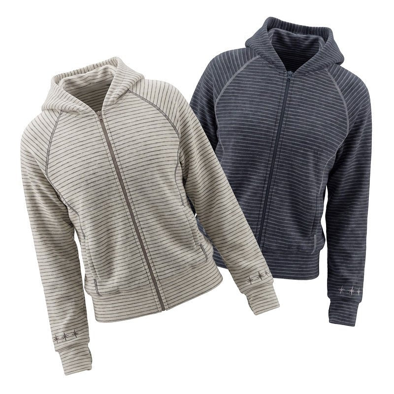 Light gray striped hooded zipper embroidered short jacket for women - F.Market6EDD999F4AC345F28DE602B1221F7A74eproloSLight gray striped hooded zipper embroidered short jacket for womenLight gray striped hooded zipper embroidered short jacket for women