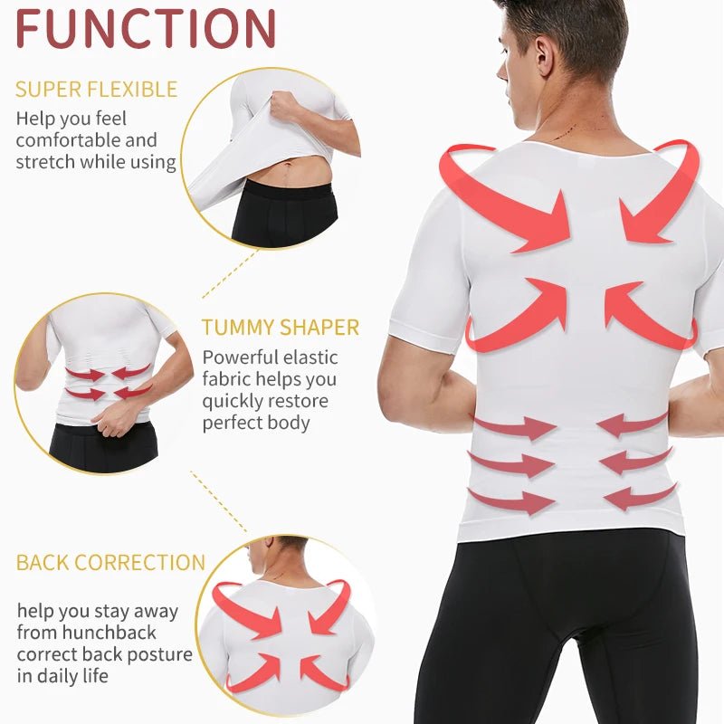 Men Slimming Body Shaper Belly Control Shapewear Man Shapers Modeling Underwear Waist Trainer Corrective Posture Vest Corset - F.Market14:173White With Sleeve;200007763:201336100;5:100014065Asian(XL)US(L)F.MarketAsian(XL)US(L)Men Slimming Body Shaper Belly Control Shapewear Man Shapers Modeling Underwear Waist Trainer Corrective Posture Vest CorsetMen Slimming Body Shaper Belly Control Shapewear Man Shapers Modeling Underwear Waist Trainer Corrective Posture Vest Corset
