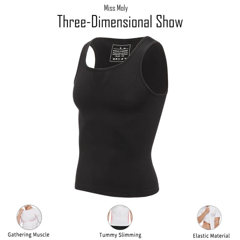 Men Slimming Body Shaper Belly Control Shapewear Man Shapers Modeling Underwear Waist Trainer Corrective Posture Vest Corset - F.Market14:1254Black Sleeveless;200007763:201336100;5:361386Asian(M)US(S)F.MarketAsian(M)US(S)Men Slimming Body Shaper Belly Control Shapewear Man Shapers Modeling Underwear Waist Trainer Corrective Posture Vest CorsetMen Slimming Body Shaper Belly Control Shapewear Man Shapers Modeling Underwear Waist Trainer Corrective Posture Vest Corset