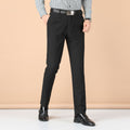 Men's Business Wear Slim-fit Trousers Spring and Autumn Casual Men's Wear Youth Work Dress Work Black Business Suit - F.MarketBlack Slim Fit / 28 [Waist 66.67cm 1]]F.Market28 [Waist 66.67cm 1]]Men's Business Wear Slim-fit Trousers Spring and Autumn Casual Men's Wear Youth Work Dress Work Black Business SuitMen's Business Wear Slim-fit Trousers Spring and Autumn Casual Men's Wear Youth Work Dress Work Black Business Suit