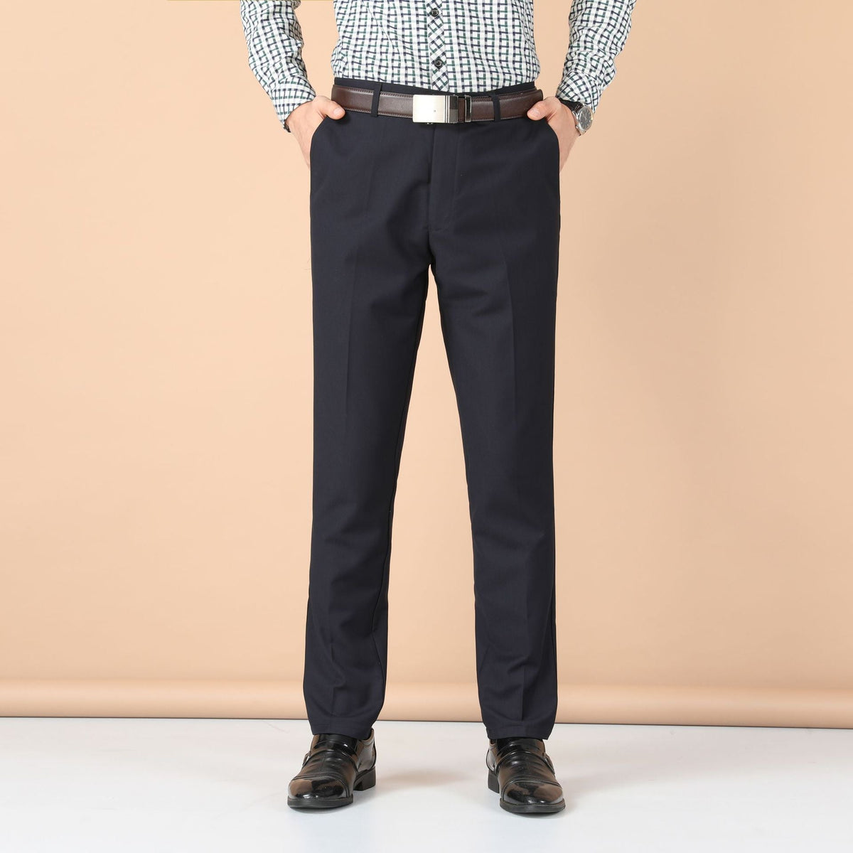 Men's Business Wear Slim-fit Trousers Spring and Autumn Casual Men's Wear Youth Work Dress Work Black Business Suit - F.Marketnavy blue slim fit / 28 [Waist 66.67cm 1]]F.Market28 [Waist 66.67cm 1]]Men's Business Wear Slim-fit Trousers Spring and Autumn Casual Men's Wear Youth Work Dress Work Black Business SuitMen's Business Wear Slim-fit Trousers Spring and Autumn Casual Men's Wear Youth Work Dress Work Black Business Suit