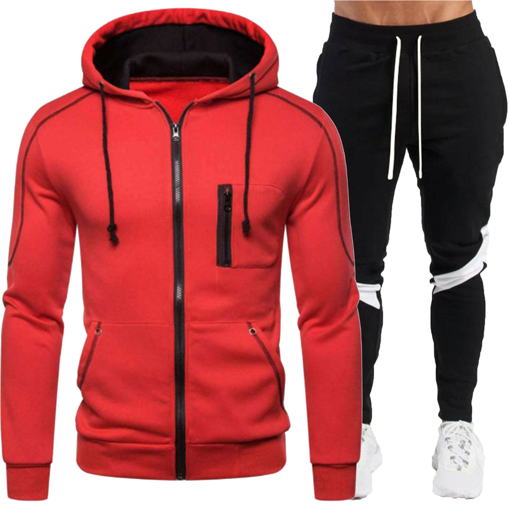 Men's Casual Zip-Up Hooded Jacket Sweatshirt Set - F.MarketA3454D691BE94CAE9692FEAA3DD7CE54eproloSMen's Casual Zip-Up Hooded Jacket Sweatshirt SetMen's Casual Zip-Up Hooded Jacket Sweatshirt Set
