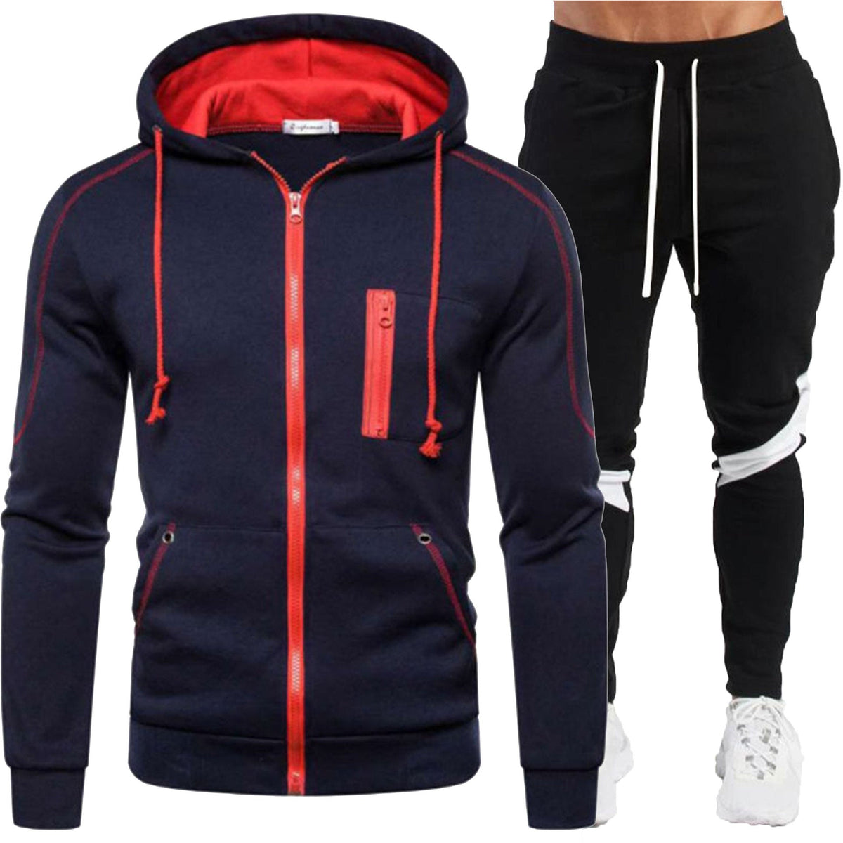 Men's Casual Zip-Up Hooded Jacket Sweatshirt Set - F.Market141BC0D66387465791FA4A2CEDB97ABCeproloSMen's Casual Zip-Up Hooded Jacket Sweatshirt SetMen's Casual Zip-Up Hooded Jacket Sweatshirt Set