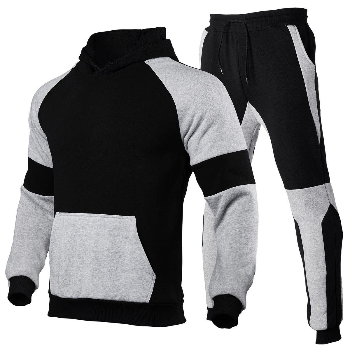 Men's Color Block Contrast Splicing Sports Tracksuit Two-Piece Set - F.Market148B51884AFB426CA0504607C43EF967eproloSMen's Color Block Contrast Splicing Sports Tracksuit Two-Piece SetMen's Color Block Contrast Splicing Sports Tracksuit Two-Piece Set