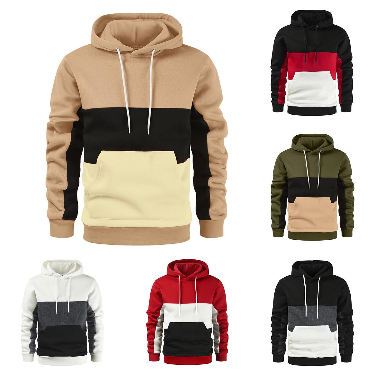 Men's Color Block Long Sleeve Hooded Sweatshirt - F.Market8B2F9143E1474C6AAD67DD6D6BDAA7F6eproloMMen's Color Block Long Sleeve Hooded SweatshirtMen's Color Block Long Sleeve Hooded Sweatshirt