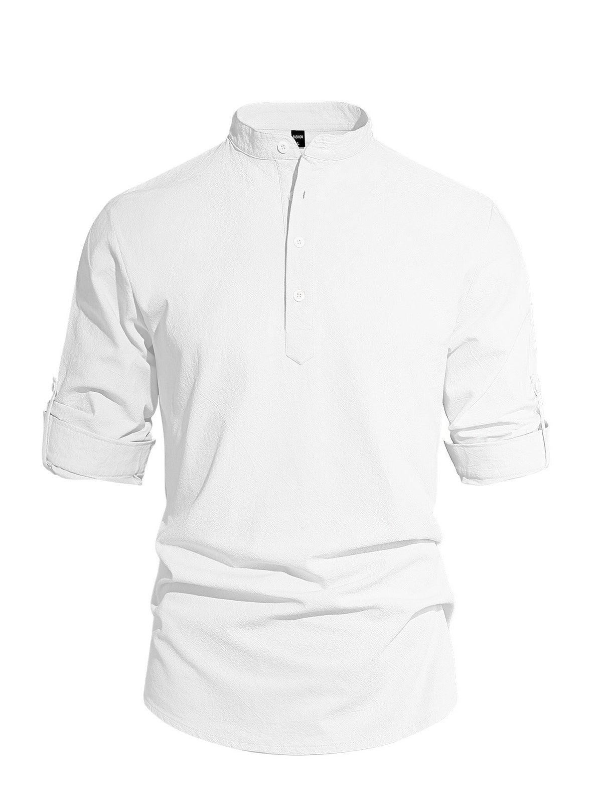 Men's Cotton Linen Henley Collar Solid Color Lightweight Long Sleeve Button-Down Shirt - F.Market2B283F49A8A049CD9126D887C6801FA6eproloSMen's Cotton Linen Henley Collar Solid Color Lightweight Long Sleeve Button-Down ShirtMen's Cotton Linen Henley Collar Solid Color Lightweight Long Sleeve Button-Down Shirt
