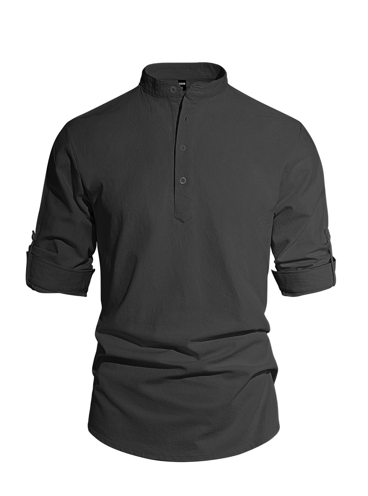 Men's Cotton Linen Henley Collar Solid Color Lightweight Long Sleeve Button-Down Shirt - F.Market4544B2AD03664E05B831F34B61CA5914eproloSMen's Cotton Linen Henley Collar Solid Color Lightweight Long Sleeve Button-Down ShirtMen's Cotton Linen Henley Collar Solid Color Lightweight Long Sleeve Button-Down Shirt