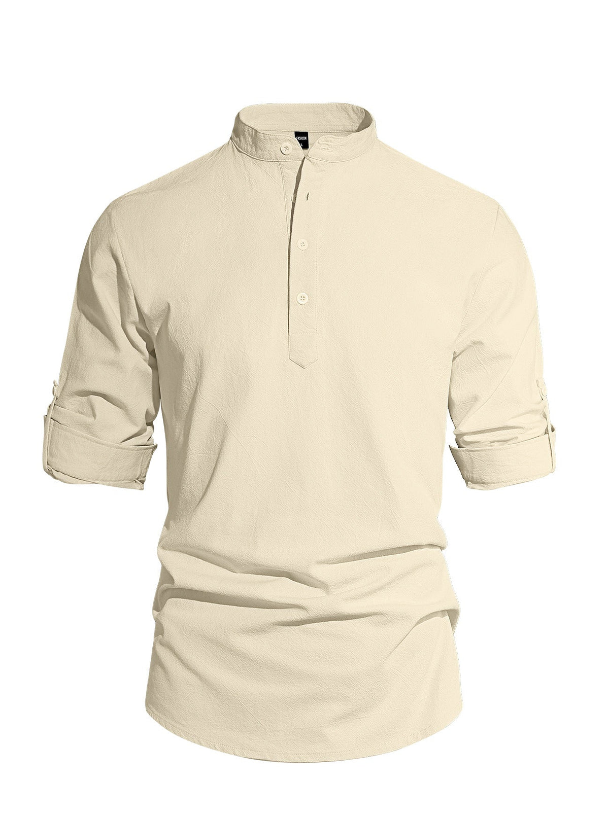 Men's Cotton Linen Henley Collar Solid Color Lightweight Long Sleeve Button-Down Shirt - F.Market3913BF12CAB241488B4163815C304B75eproloSMen's Cotton Linen Henley Collar Solid Color Lightweight Long Sleeve Button-Down ShirtMen's Cotton Linen Henley Collar Solid Color Lightweight Long Sleeve Button-Down Shirt