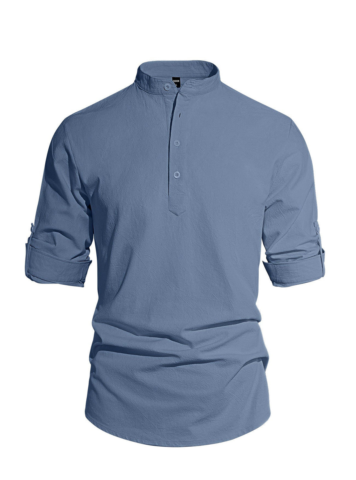 Men's Cotton Linen Henley Collar Solid Color Lightweight Long Sleeve Button-Down Shirt - F.MarketA6441CDB5BC843639959286FDE972115eproloSMen's Cotton Linen Henley Collar Solid Color Lightweight Long Sleeve Button-Down ShirtMen's Cotton Linen Henley Collar Solid Color Lightweight Long Sleeve Button-Down Shirt
