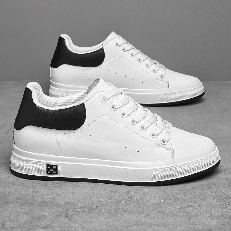 Men's Low-top Leather Sneakers with Thick Sole and Inner Height Increase - F.Market083E6FE125CA4AA893010EBDBB54A27Beprolo38Men's Low-top Leather Sneakers with Thick Sole and Inner Height IncreaseMen's Low-top Leather Sneakers with Thick Sole and Inner Height Increase