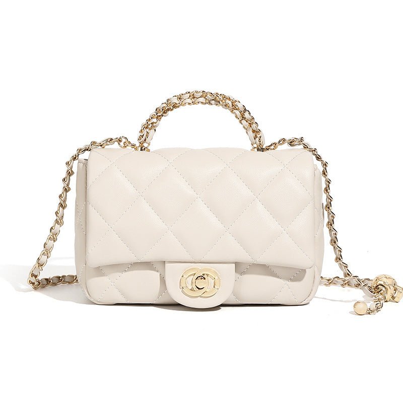 Metal chain diamond grid handbag - F.Market3A7E7C48B7B048A38FFF820A6BF3A685eprolo19*7*13cmMetal chain diamond grid handbagMetal chain diamond grid handbag