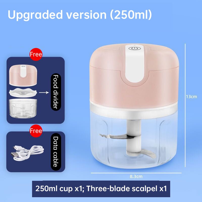 Mini Automatic Portable Food Processor, Triple Blade, USB 250 mL Electric Bivolt - F.Market6ECF381C7FD4494EBE9C51AEA0FC074AeproloMini Automatic Portable Food Processor, Triple Blade, USB 250 mL Electric BivoltMini Automatic Portable Food Processor, Triple Blade, USB 250 mL Electric Bivolt