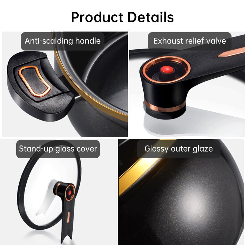 Modern 7L Micro-Pressure Soup Pot - 27cm Non-Stick Stewing Casserole, Includes Spoon, Safe for Induction & Gas Cooking - F.Market656ED751EC0A48169956B4EE8148A008eproloModern 7L Micro-Pressure Soup Pot - 27cm Non-Stick Stewing Casserole, Includes Spoon, Safe for Induction & Gas CookingModern 7L Micro-Pressure Soup Pot - 27cm Non-Stick Stewing Casserole, Includes Spoon, Safe for Induction & Gas Cooking