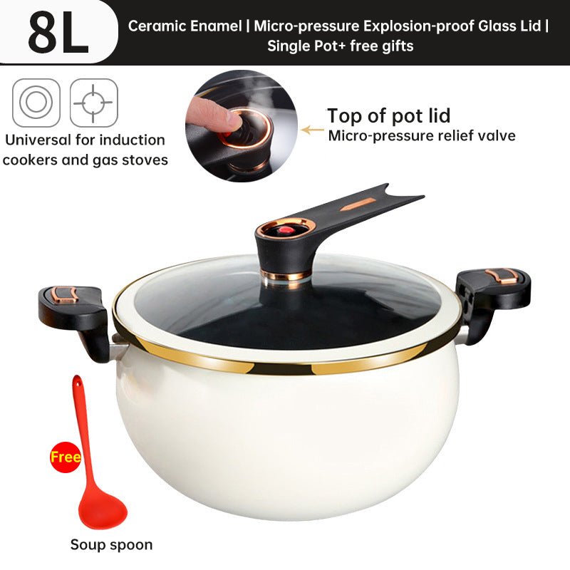 Modern 7L Micro-Pressure Soup Pot - 27cm Non-Stick Stewing Casserole, Includes Spoon, Safe for Induction & Gas Cooking - F.Market656ED751EC0A48169956B4EE8148A008eproloModern 7L Micro-Pressure Soup Pot - 27cm Non-Stick Stewing Casserole, Includes Spoon, Safe for Induction & Gas CookingModern 7L Micro-Pressure Soup Pot - 27cm Non-Stick Stewing Casserole, Includes Spoon, Safe for Induction & Gas Cooking